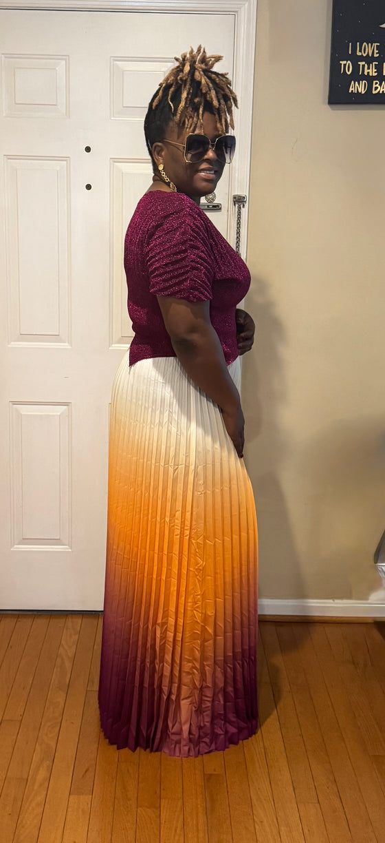 Elegant Skirt and blouse