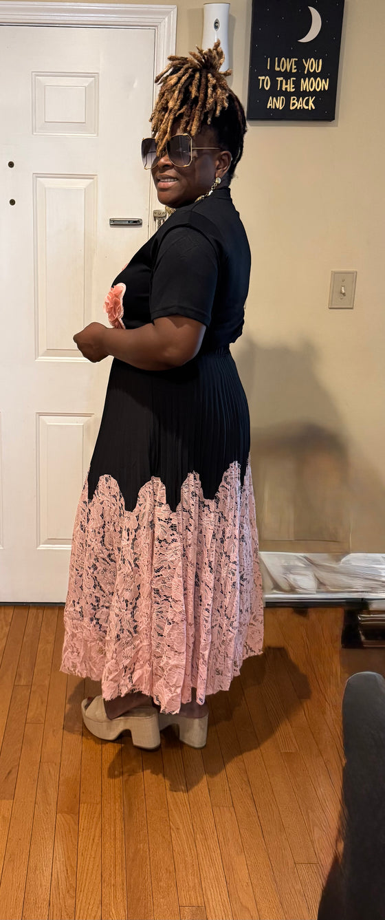 Skirt and blouse