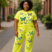  Yellow sequins set