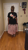Skirt and blouse