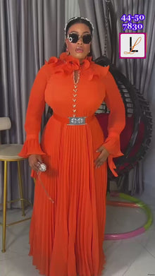  Orange maxi