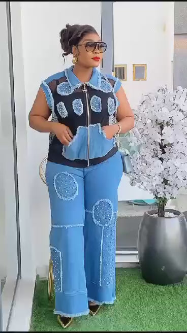 Luxury 3 piece set on royal